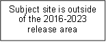 Subject site is outside of the 2016-2023 release area