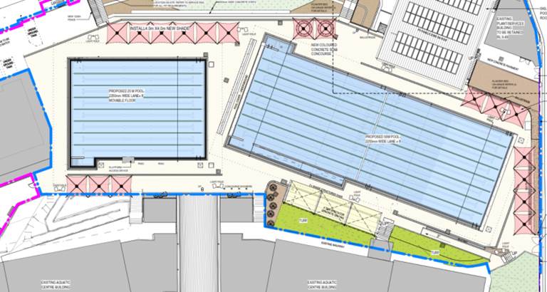 A blueprint of a swimming pool

AI-generated content may be incorrect.