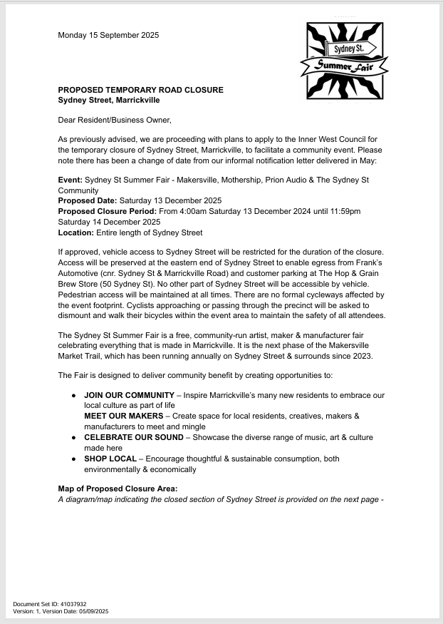 A letter to a community
AI-generated content may be incorrect.